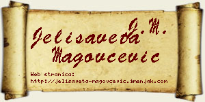 Jelisaveta Magovčević vizit kartica